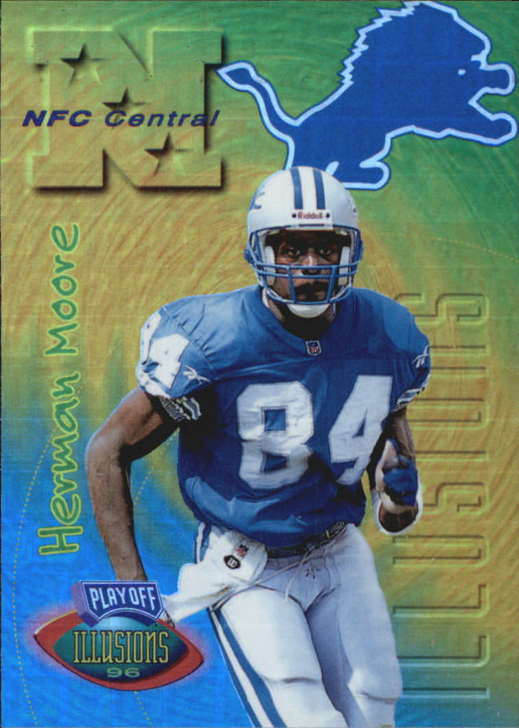 1996 Playoff Illusions Spectralusion Elite #75 Herman Moore