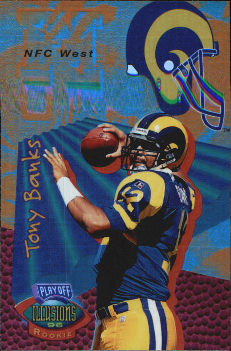1996 Playoff Illusions Spectralusion Elite #79 Tony Banks
