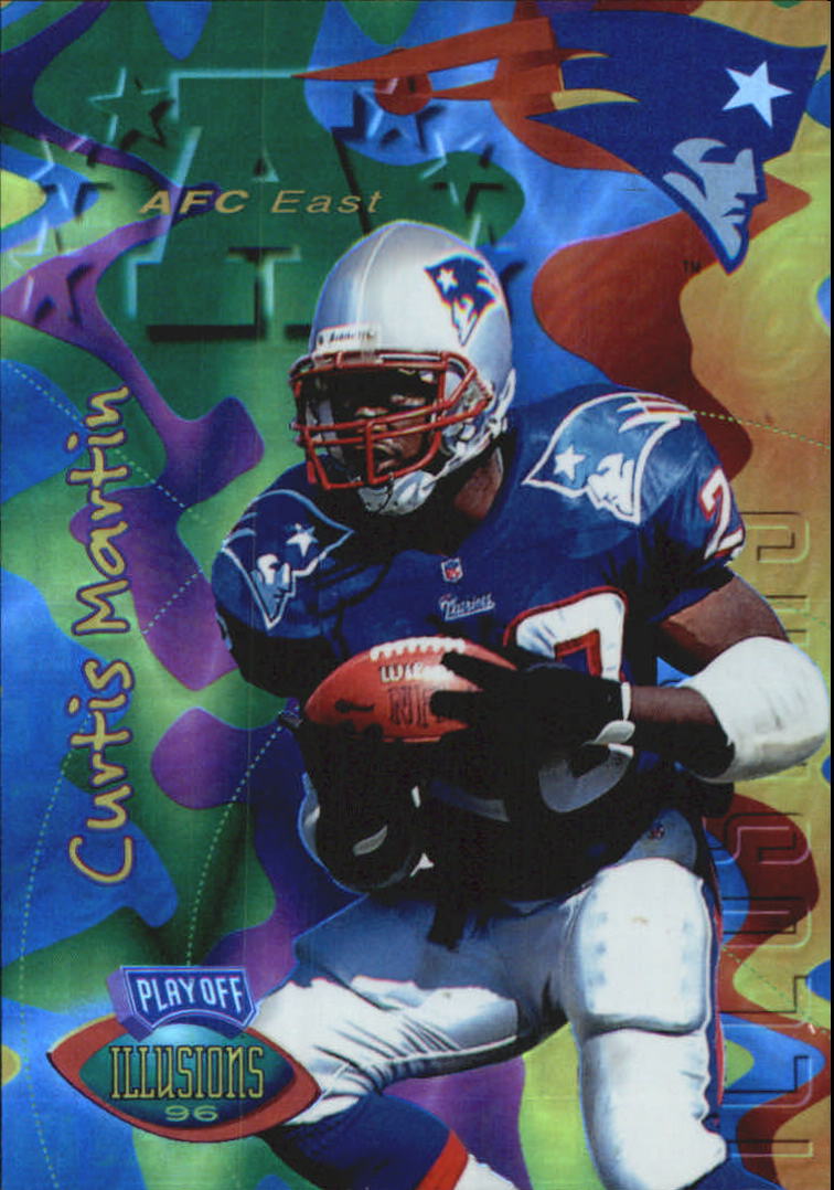1996 Playoff Illusions Spectralusion Elite #84 Curtis Martin