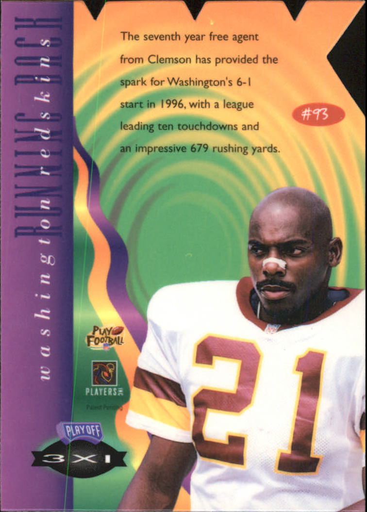 1996 Playoff Illusions XXXI #93 Terry Allen back image