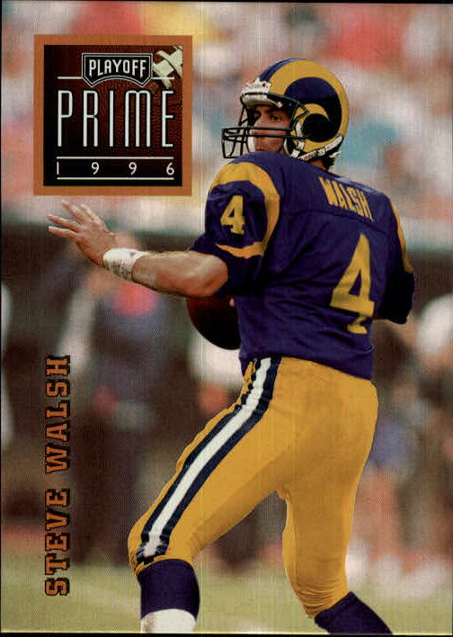 1996 Playoff Prime #90 Steve Walsh