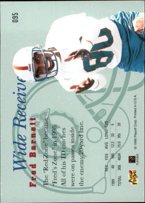 Sports Card Back