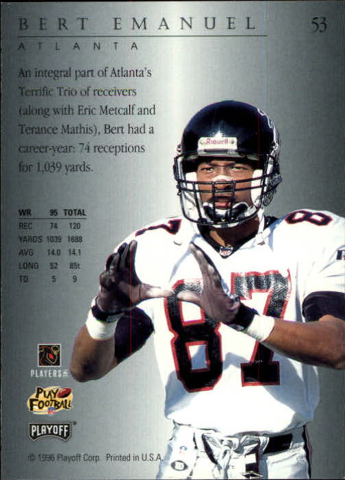 B3031- 1996 Playoff Trophy Contenders FB #s 1-120 You Pick- 15+ FREE US SHIP - Picture 101 of 241