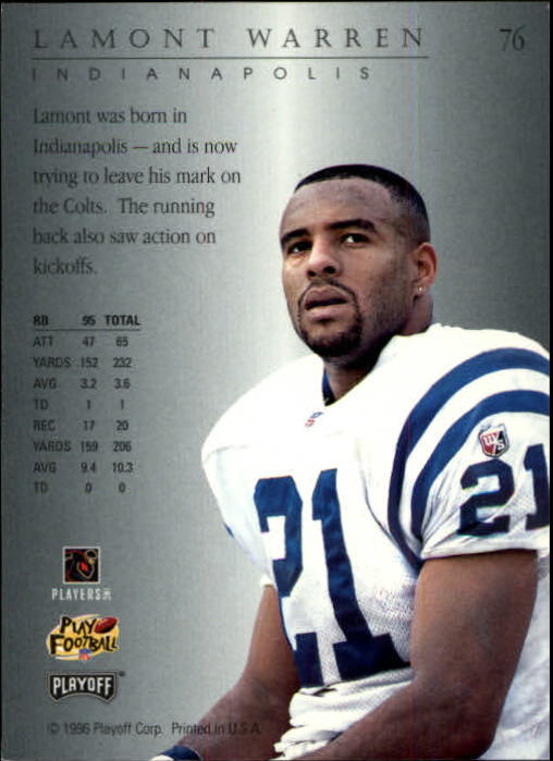 B3031- 1996 Playoff Trophy Contenders FB #s 1-120 You Pick- 15+ FREE US SHIP - Picture 147 of 241