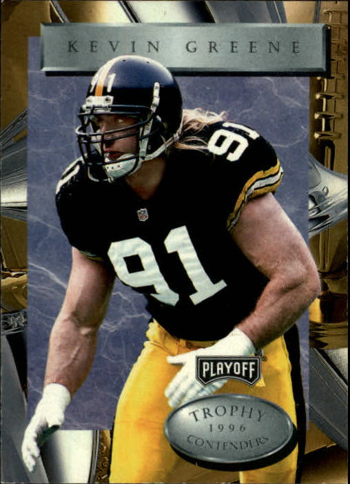 1996 Playoff Trophy Contenders #91 Kevin Greene