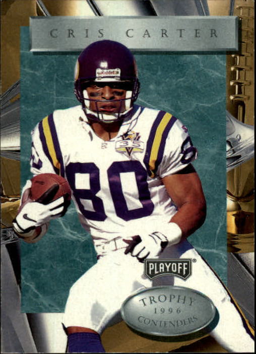 1996 Playoff Trophy Contenders #93 Cris Carter