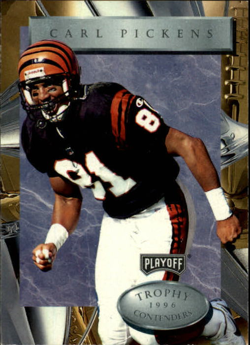 1996 Playoff Trophy Contenders #110 Carl Pickens