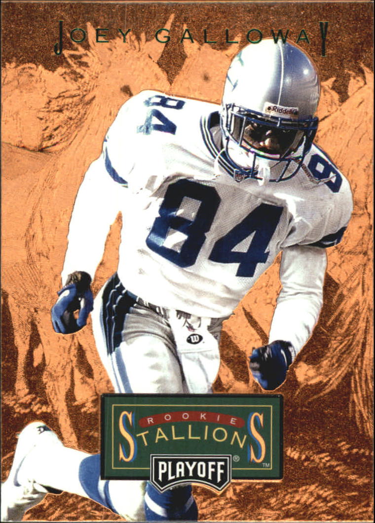 1996 Playoff Trophy Contenders Rookie Stallions #7 Joey Galloway