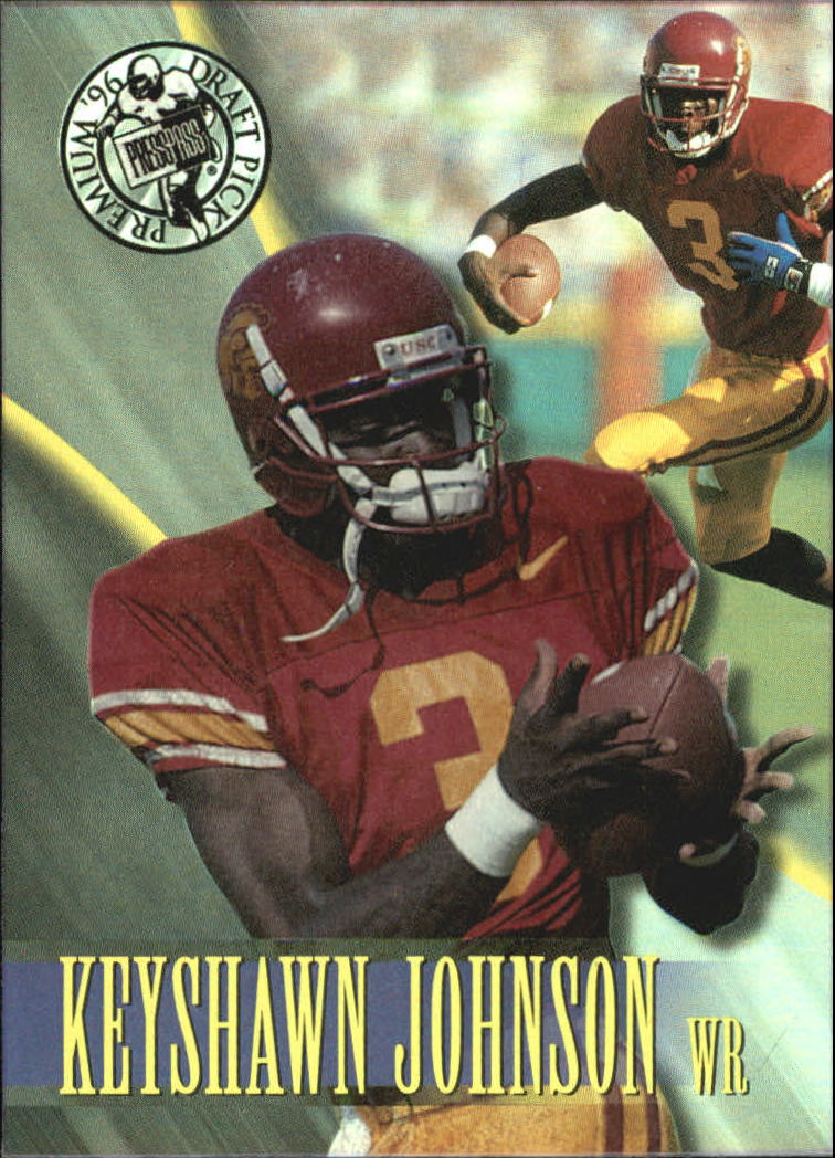 1996 Press Pass Holofoil #1 Keyshawn Johnson