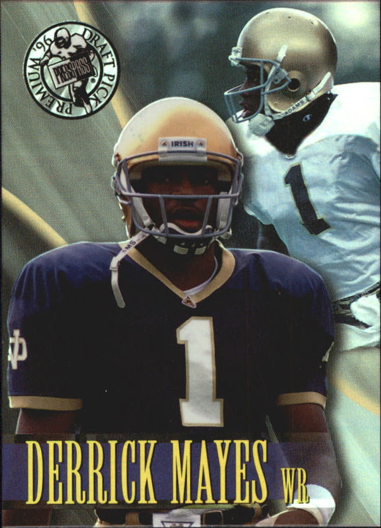 1996 Press Pass Holofoil #50 Derrick Mayes
