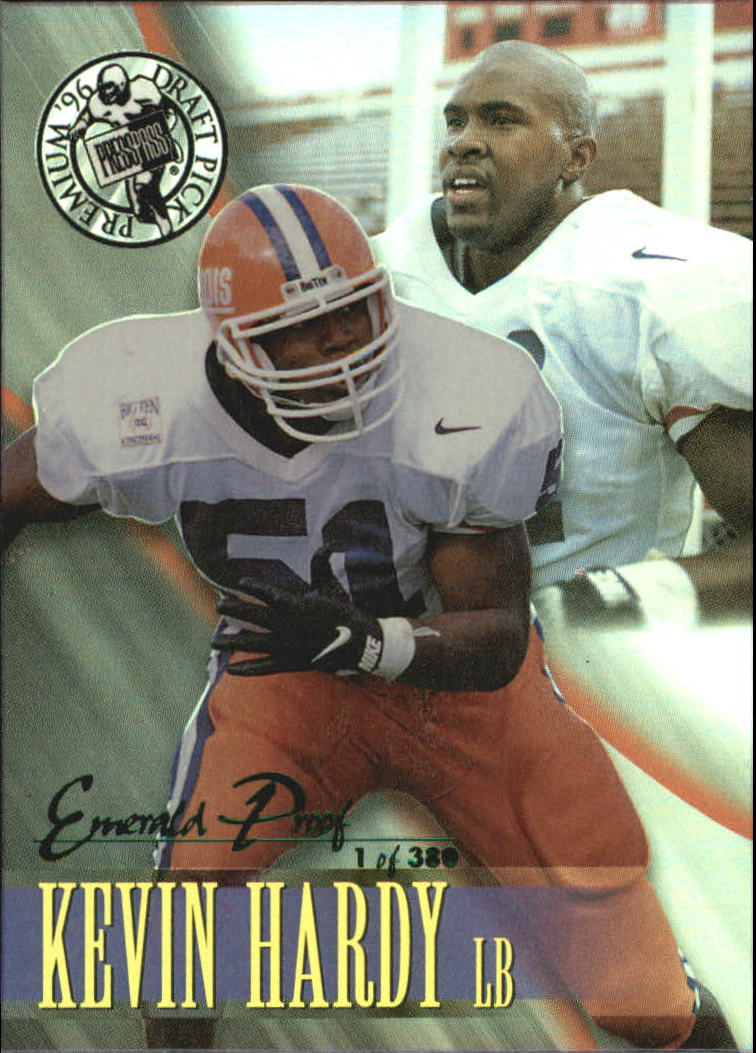 1996 Press Pass Holofoil Emerald Proofs #4 Kevin Hardy