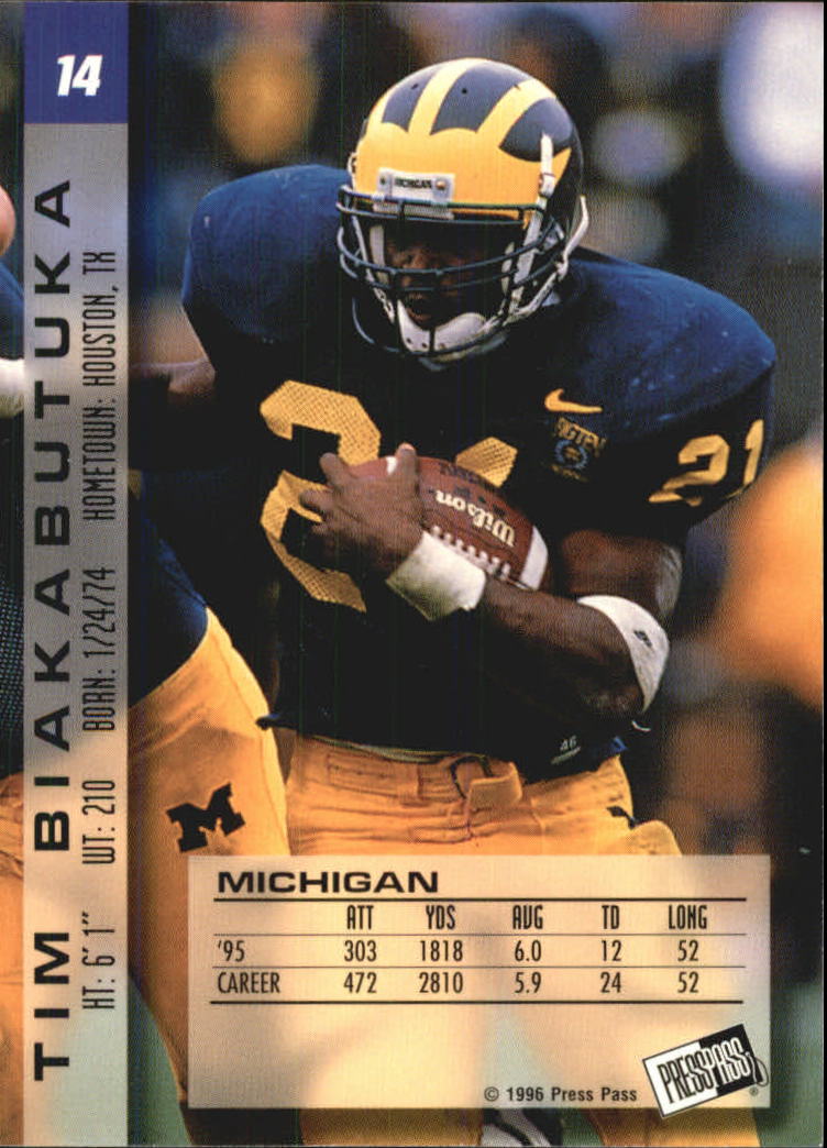 Sports Card Back