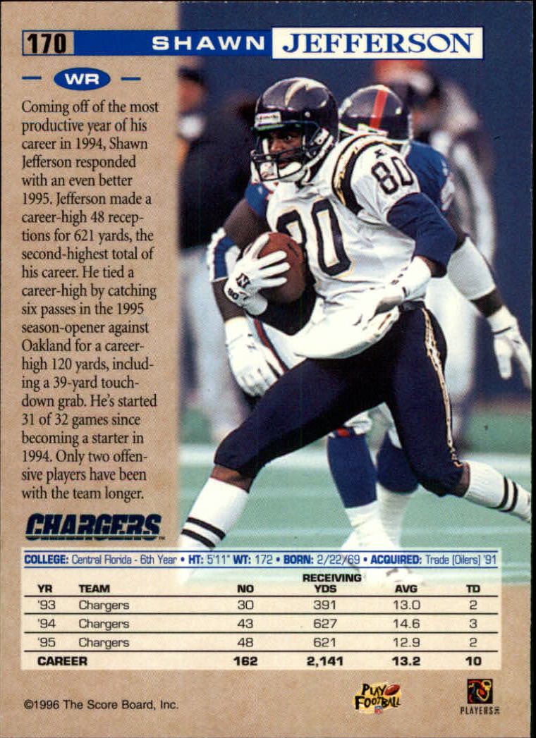 B4938- 1996 Pro Line Football Cards 1-202 +Rookies -You Pick- 15+ FREE US SHIP - Picture 326 of 382