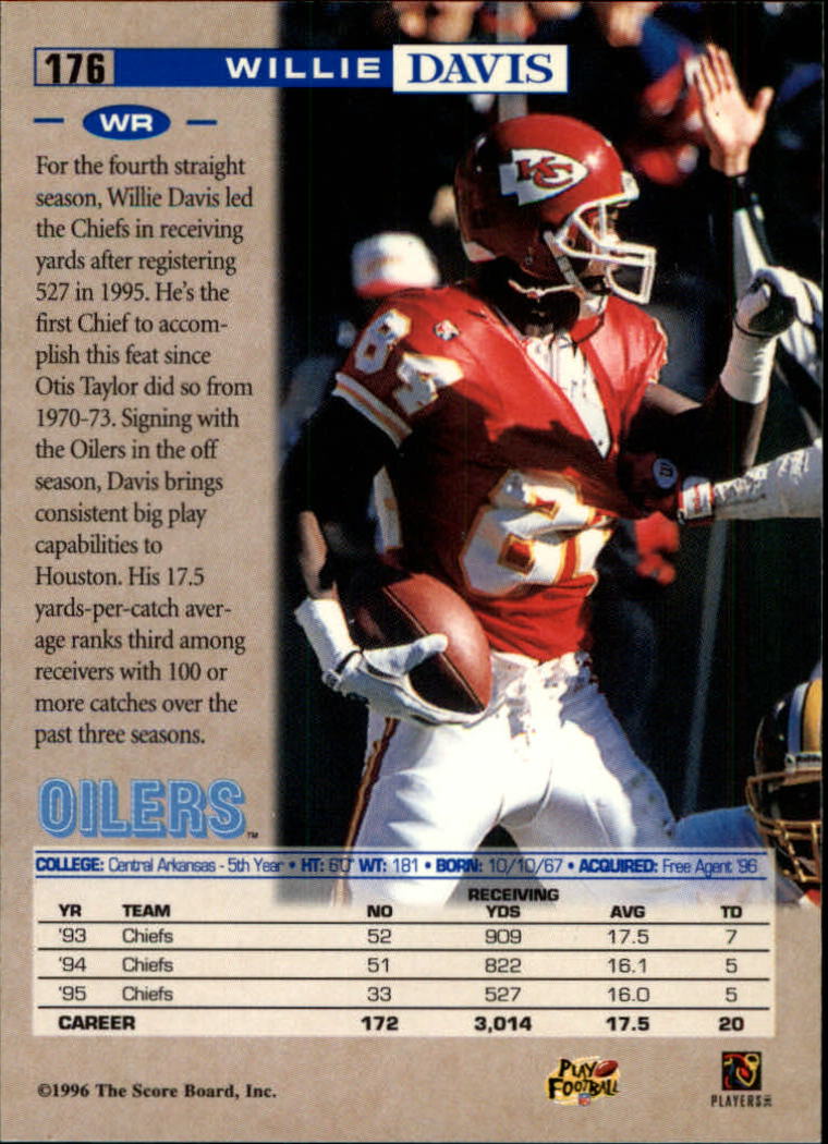 B4938- 1996 Pro Line Football Cards 1-202 +Rookies -You Pick- 15+ FREE US SHIP - Picture 338 of 382