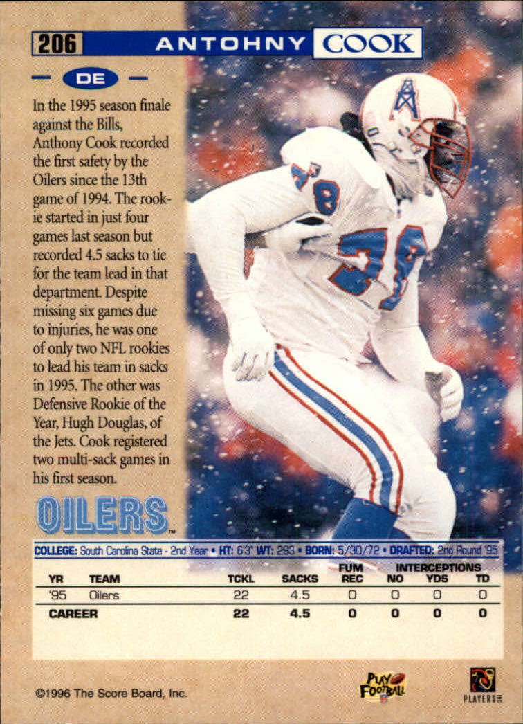 Sports Card Back