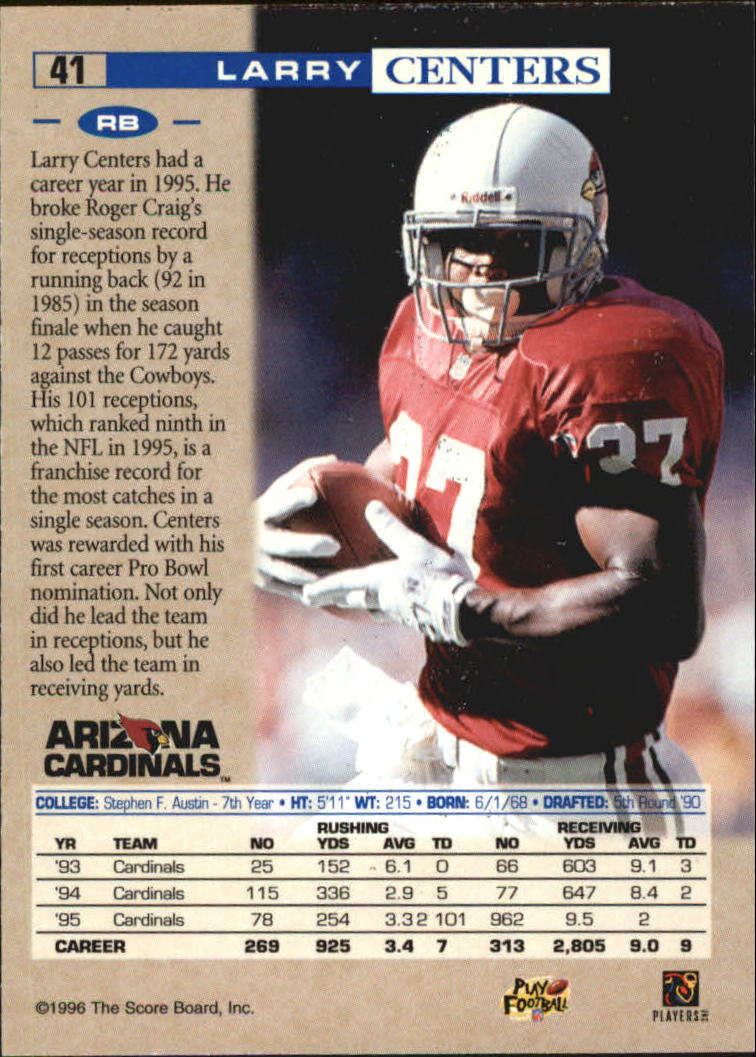 Sports Card Back