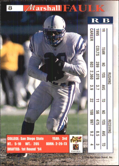 B1648- 1996 Pro Line Intense Fb #S 1-100 + Rookies -du Pick- 15 + Gratis US - Bild 17 von 199