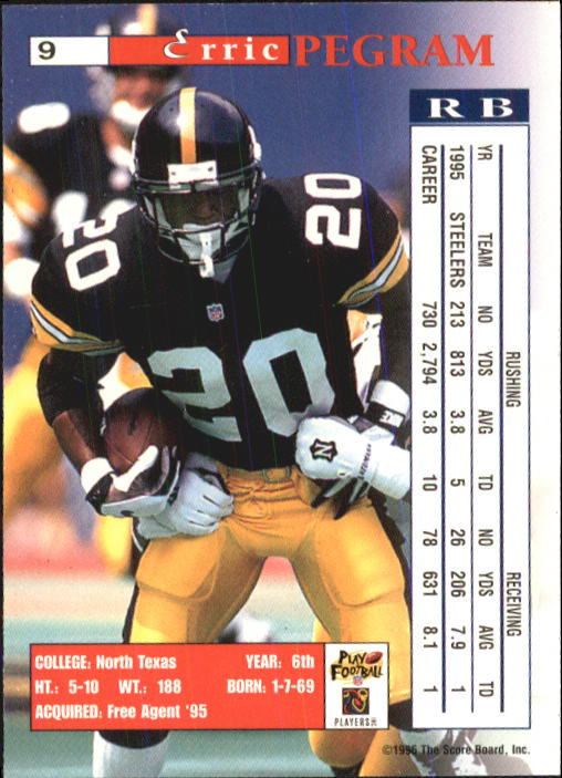B1648- 1996 Pro Line Intense Fb #S 1-100 + Rookies -du Pick- 15 + Gratis US - Bild 19 von 199