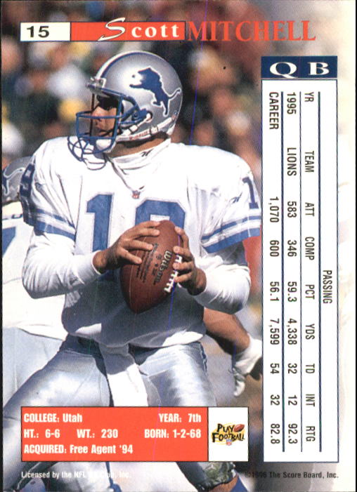 B1648- 1996 Pro Line Intense Fb #S 1-100 + Rookies -du Pick- 15 + Gratis US - Bild 31 von 199