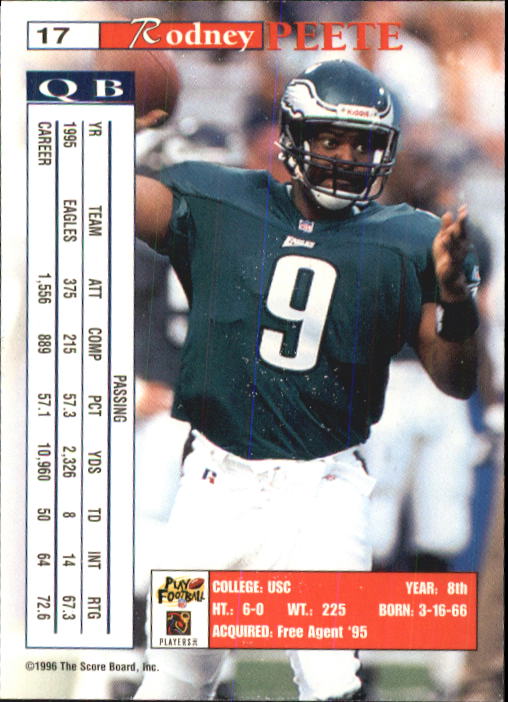 B1648- 1996 Pro Line Intense Fb #S 1-100 + Rookies -du Pick- 15 + Gratis US - Bild 35 von 199