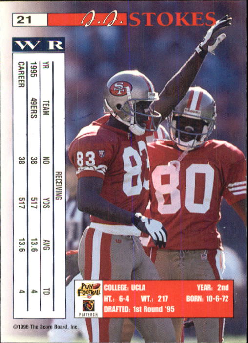 B1648- 1996 Pro Line Intense Fb #S 1-100 + Rookies -du Pick- 15 + Gratis US - Bild 43 von 199