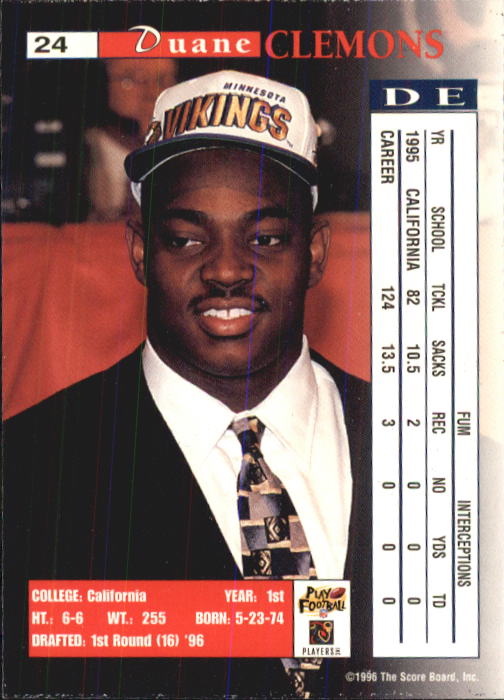 B1648- 1996 Pro Line Intense Fb #S 1-100 + Rookies -du Pick- 15 + Gratis US - Bild 49 von 199