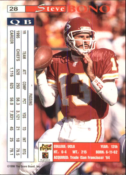B1648- 1996 Pro Line Intense Fb #S 1-100 + Rookies -du Pick- 15 + Gratis US - Bild 57 von 199
