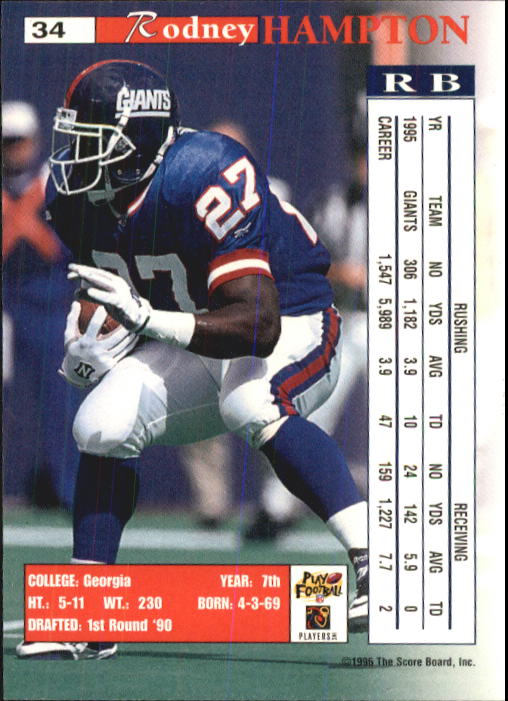 B1648- 1996 Pro Line Intense Fb #S 1-100 + Rookies -du Pick- 15 + Gratis US - Bild 69 von 199