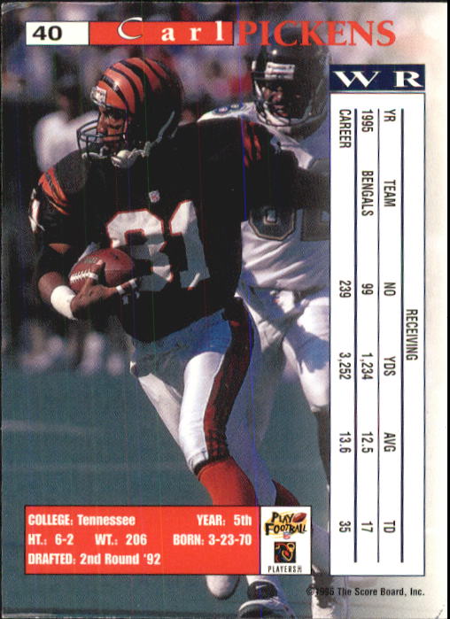 B1648- 1996 Pro Line Intense Fb #S 1-100 + Rookies -du Pick- 15 + Gratis US - Bild 81 von 199