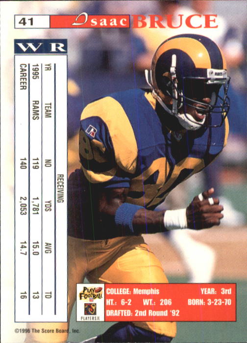 B1648- 1996 Pro Line Intense Fb #S 1-100 + Rookies -du Pick- 15 + Gratis US - Bild 83 von 199