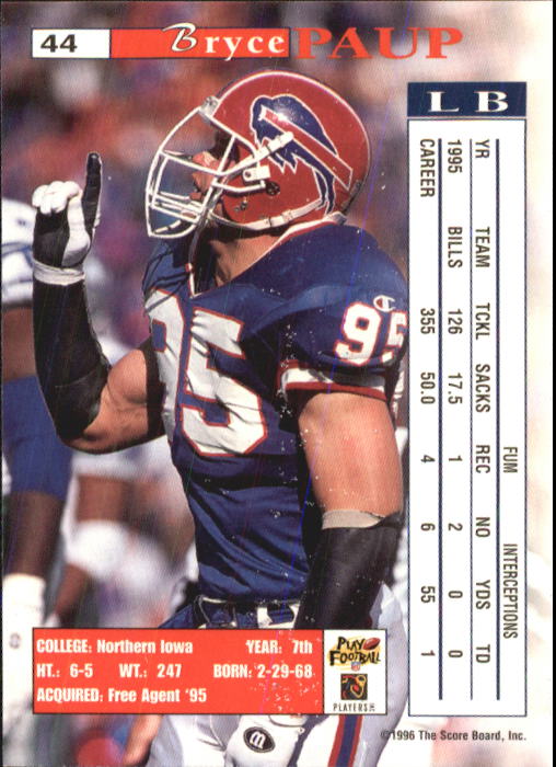 B1648- 1996 Pro Line Intense Fb #S 1-100 + Rookies -du Pick- 15 + Gratis US - Bild 89 von 199