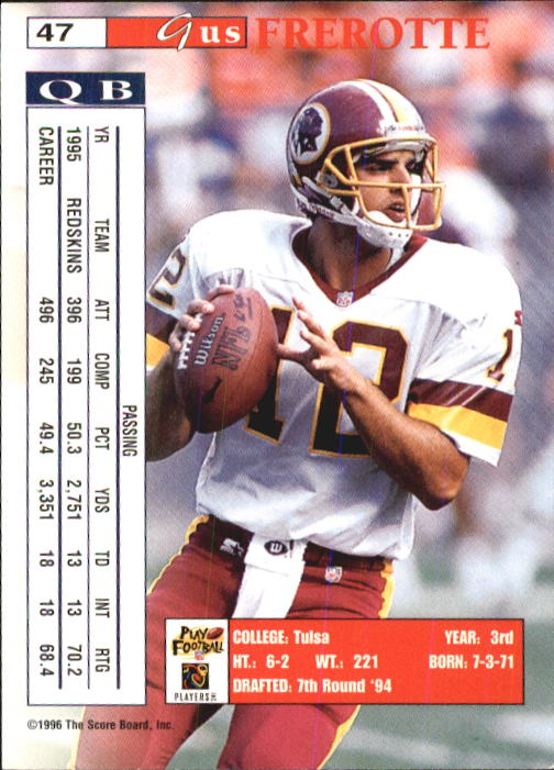B1648- 1996 Pro Line Intense Fb #S 1-100 + Rookies -du Pick- 15 + Gratis US - Bild 95 von 199