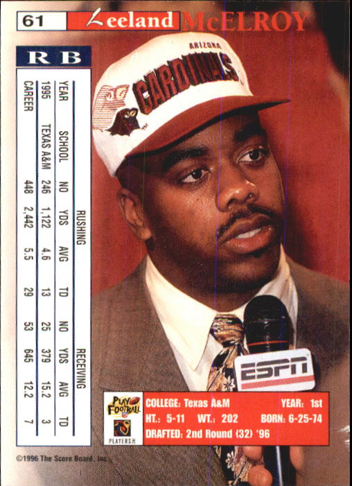 B1648- 1996 Pro Line Intense Fb #S 1-100 + Rookies -du Pick- 15 + Gratis US - Bild 121 von 199