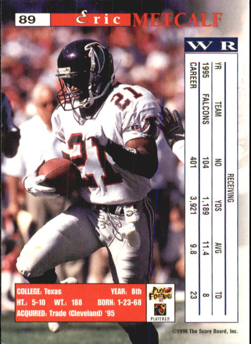 B1648- 1996 Pro Line Intense Fb #S 1-100 + Rookies -du Pick- 15 + Gratis US - Bild 177 von 199