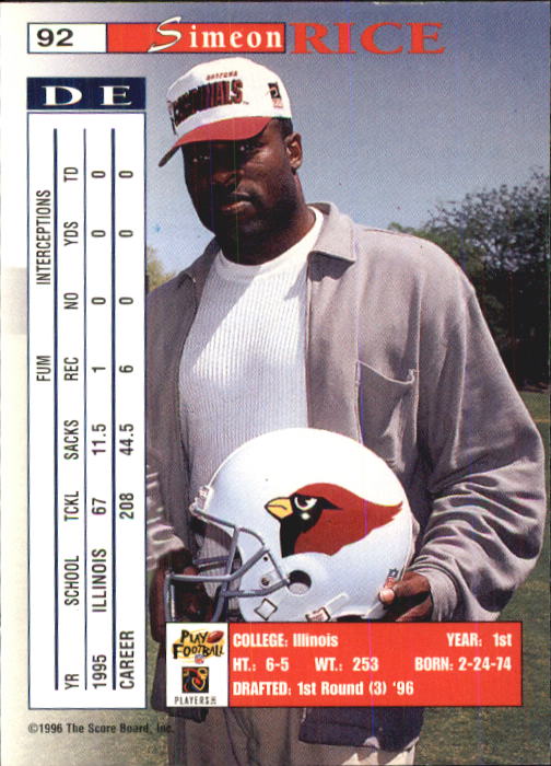 B1648- 1996 Pro Line Intense Fb #S 1-100 + Rookies -du Pick- 15 + Gratis US - Bild 183 von 199