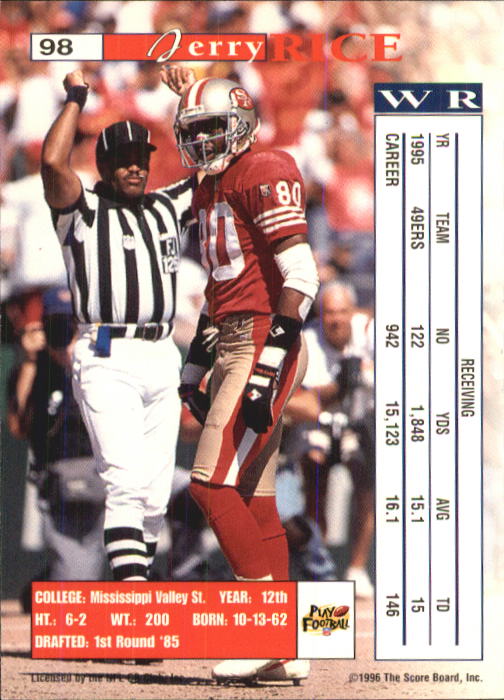 B1648- 1996 Pro Line Intense Fb #S 1-100 + Rookies -du Pick- 15 + Gratis US - Bild 193 von 199