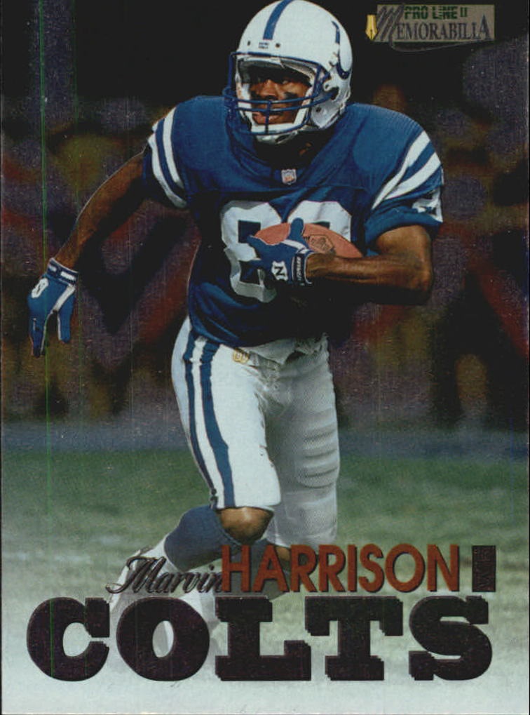 1996 Pro Line Memorabilia #95 Marvin Harrison RC