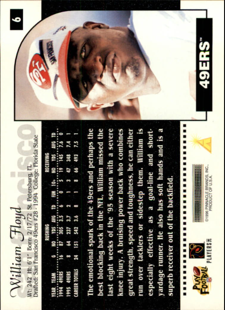 1996 Score Football (Pick Card From List) C117 09-22 - Picture 5 of 255