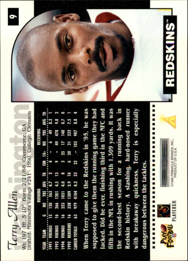 1996 Score Football (Pick Card From List) C117 09-22 - Picture 11 of 255