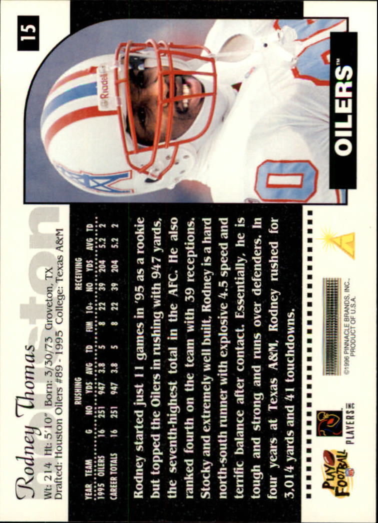 1996 Score Football (Pick Card From List) C117 09-22 - Picture 17 of 255