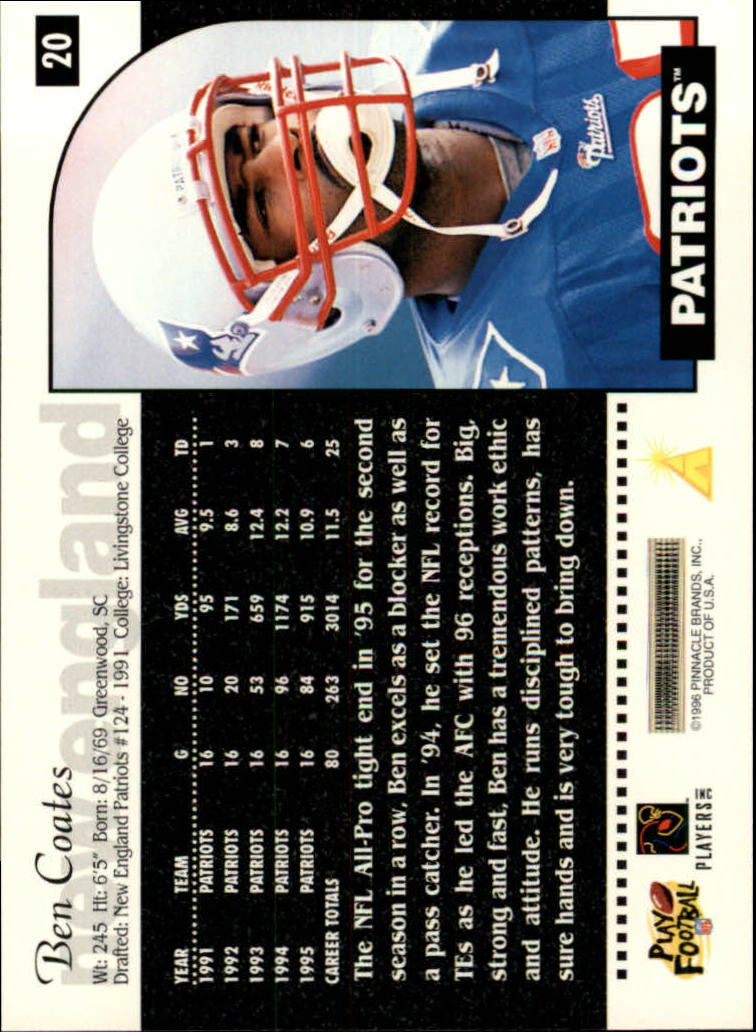1996 Score Football (Pick Card From List) C117 09-22 - Picture 25 of 255