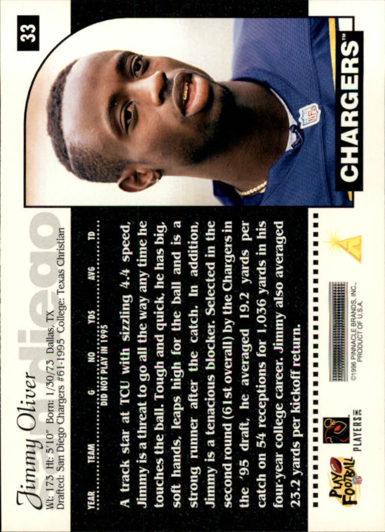 1996 Score Football (Pick Card From List) C117 09-22 - Picture 37 of 255