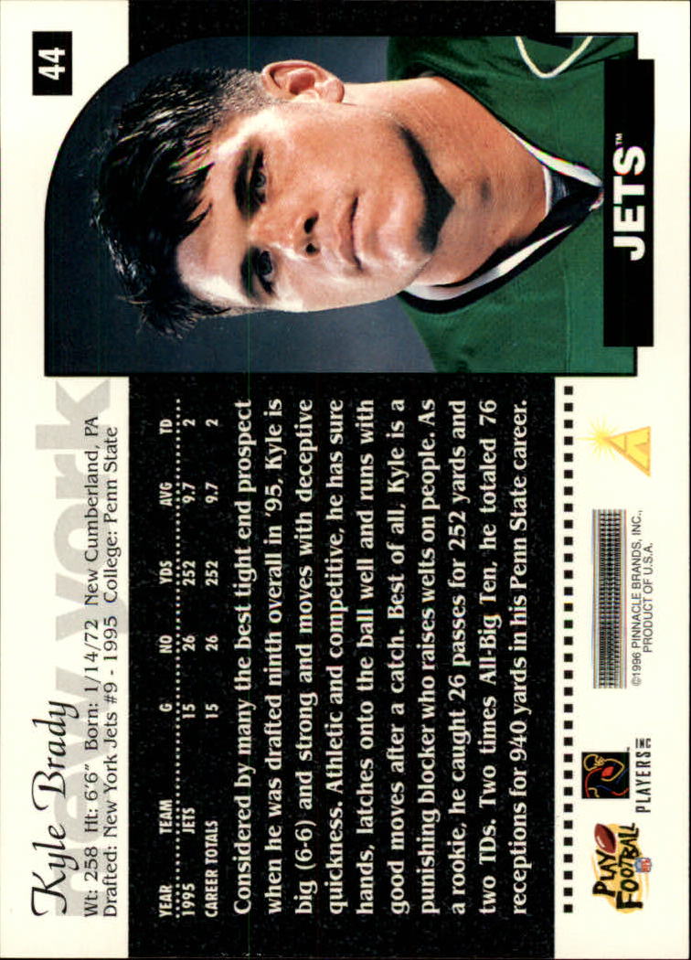 1996 Score Football (Pick Card From List) C117 09-22 - Picture 51 of 255