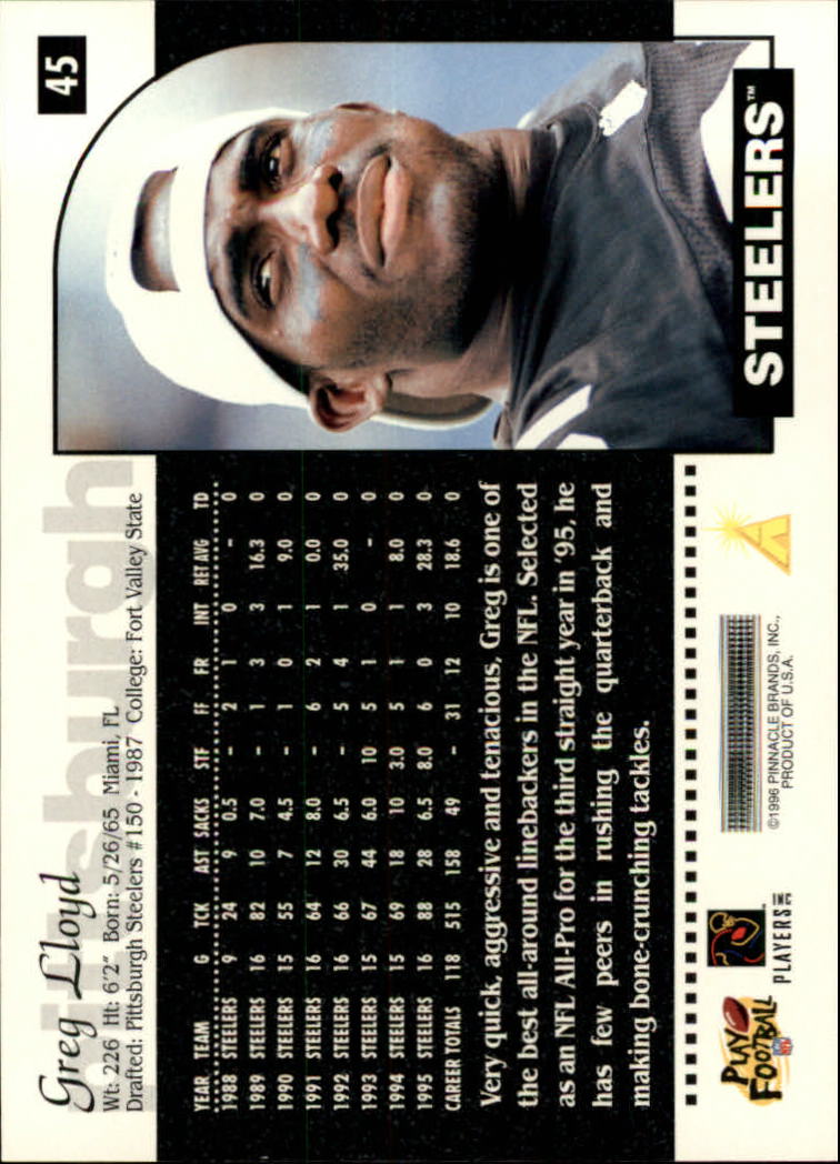 1996 Score Football (Pick Card From List) C117 09-22 - Picture 53 of 255