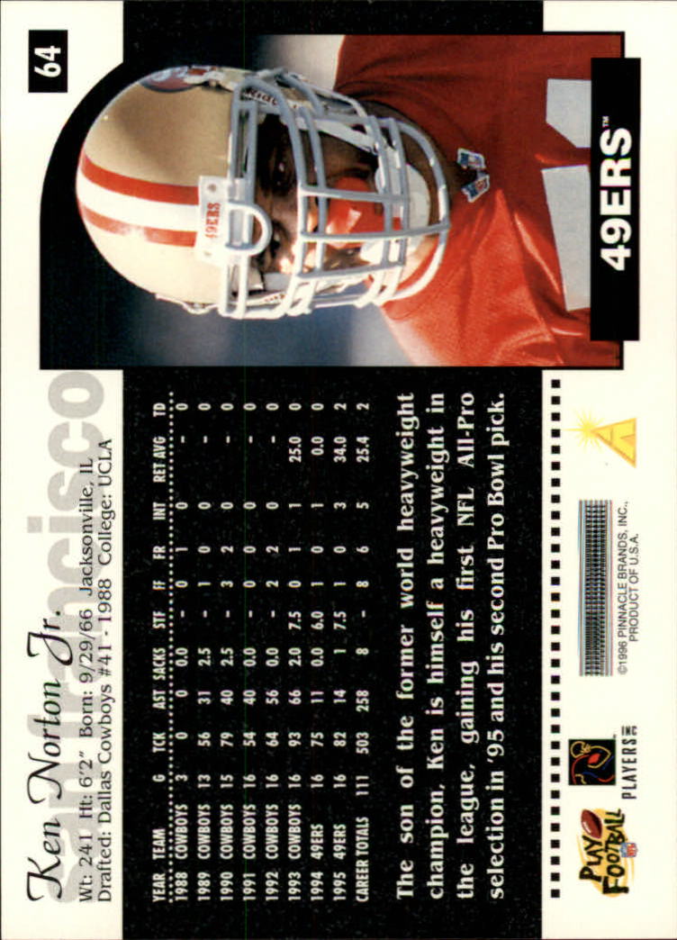 1996 Score Football (Pick Card From List) C117 09-22 - Picture 75 of 255