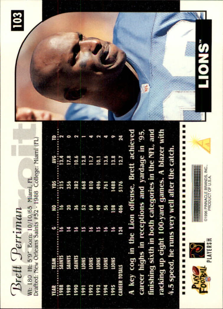 1996 Score Football (Pick Card From List) C117 09-22 - Picture 119 of 255