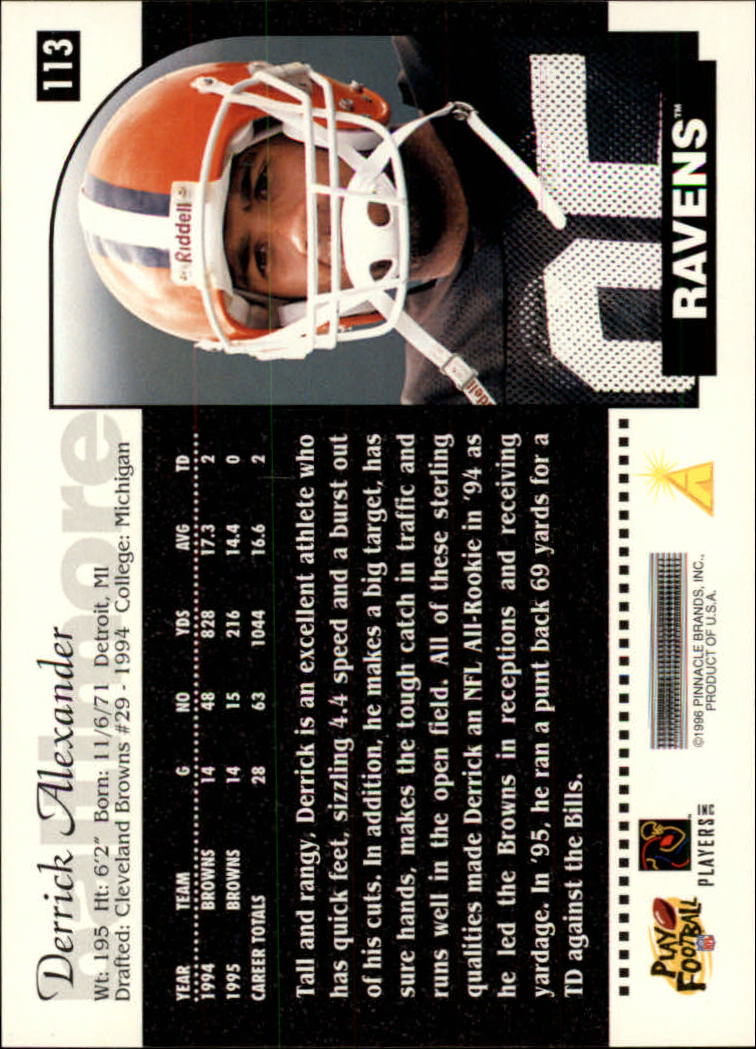 1996 Score Football (Pick Card From List) C117 09-22 - Picture 131 of 255