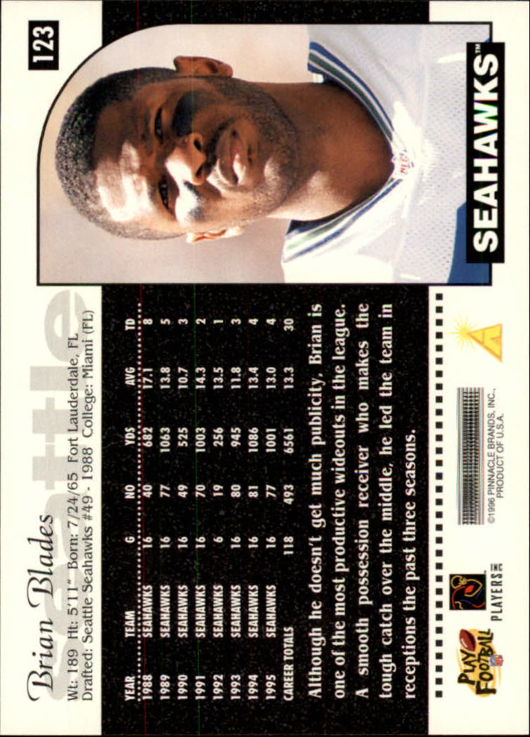 1996 Score Football (Pick Card From List) C117 09-22 - Picture 141 of 255
