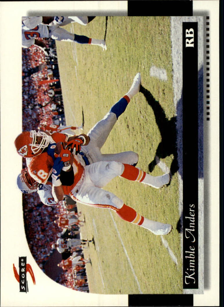 1996 Score Football (Pick Card From List) C117 09-22 - Picture 146 of 255