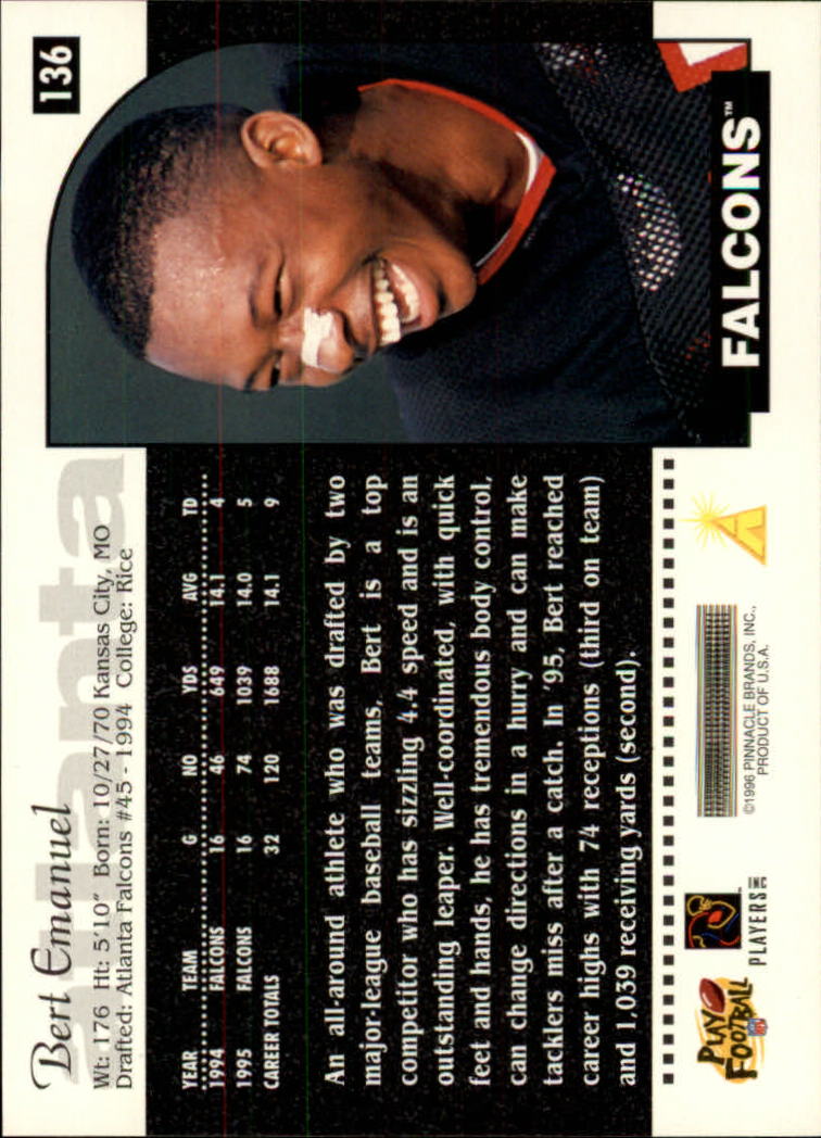 1996 Score Football (Pick Card From List) C117 09-22 - Picture 157 of 255